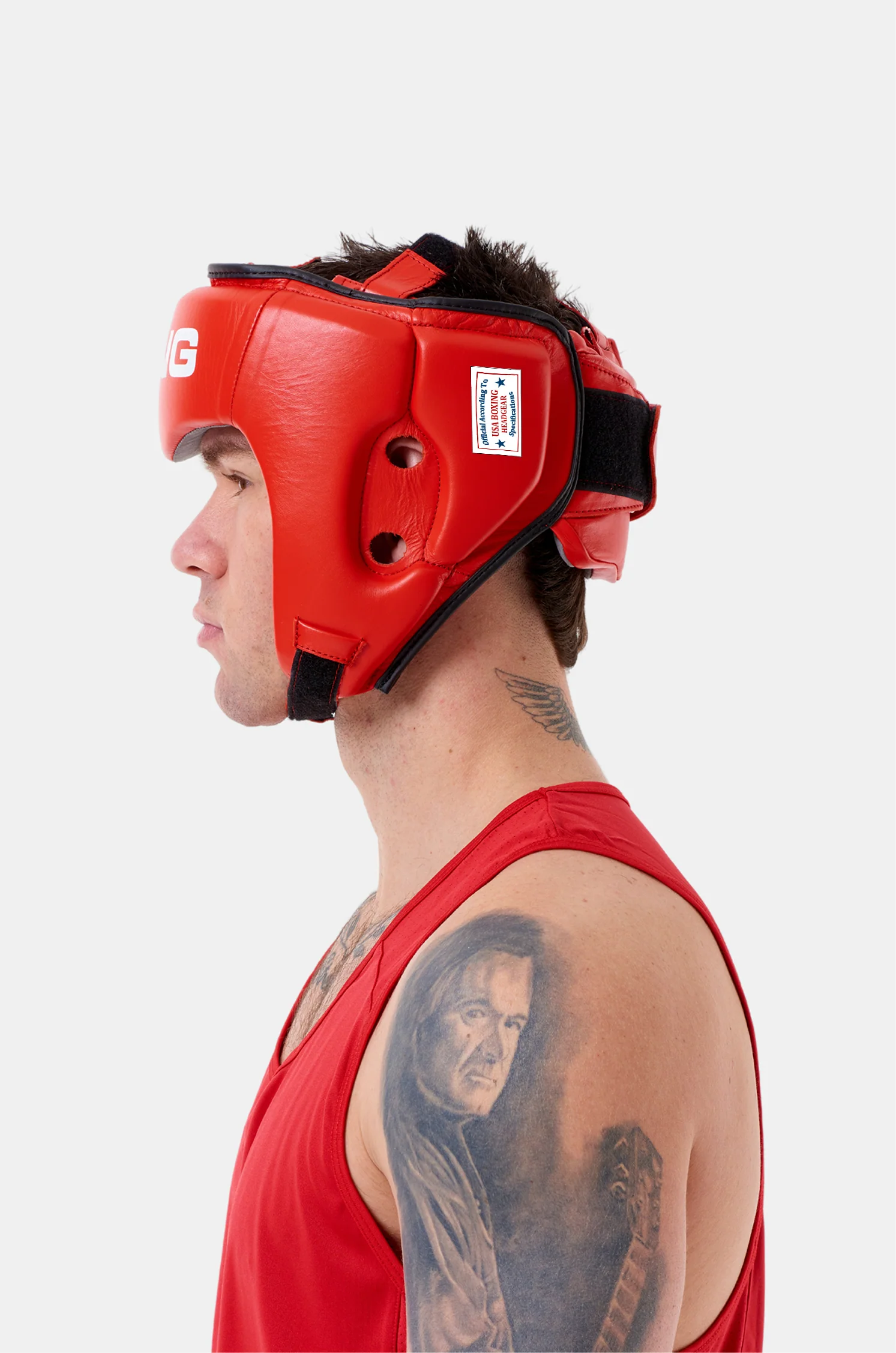 USA Boxing Approved Open Face Head Guard - Image 4